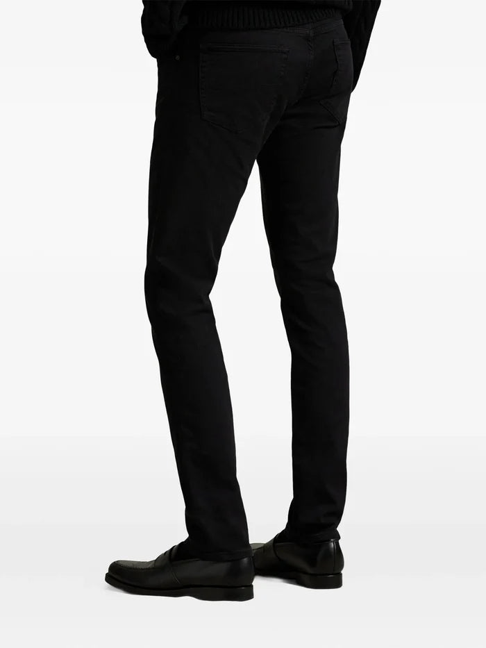 RALPH LAUREN Sullivan Full Length Slim Jeans Black - MAISONDEFASHION.COM