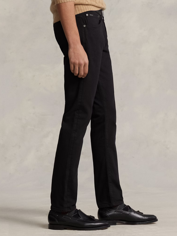 RALPH LAUREN Sullivan Slim Denim Jeans Black - MAISONDEFASHION.COM