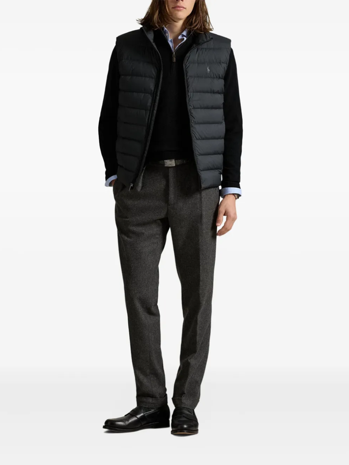 RALPH LAUREN The Colden Packable Down Vest Polo Black