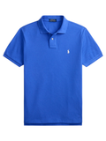 RALPH LAUREN The Iconic Classic Fit Mesh Polo Shirt New Iris Blue