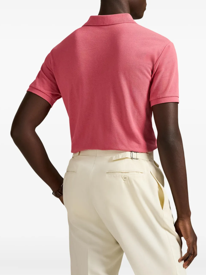 RALPH LAUREN The Iconic Mesh Polo Red - MAISONDEFASHION.COM