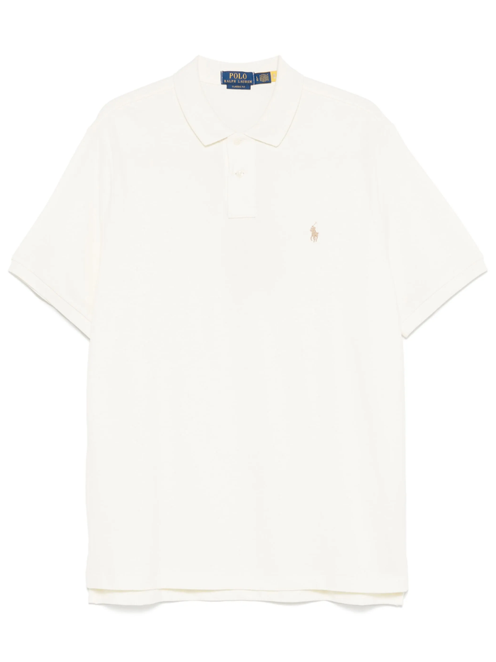 RALPH LAUREN The Iconic Mesh Polo Shirt Natural - MAISONDEFASHION.COM