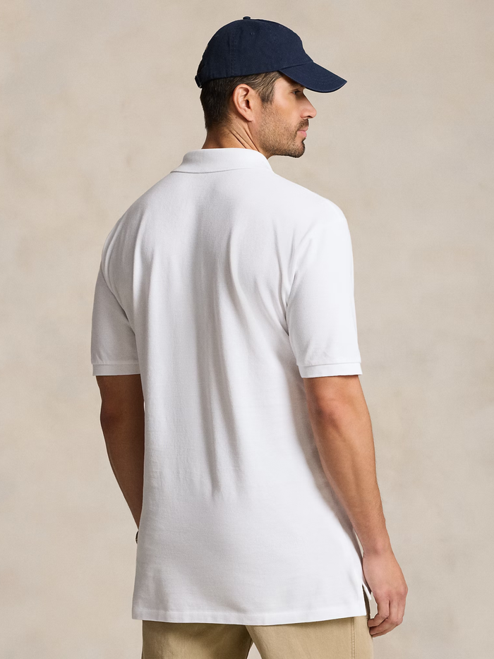 RALPH LAUREN The Iconic Mesh Polo Shirt White - MAISONDEFASHION.COM