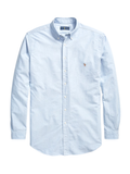 RALPH LAUREN The Iconic Oxford Shirt Blue - MAISONDEFASHION.COM