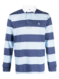 RALPH LAUREN The Iconic Rugby Shirt Light Navy/Office Blue