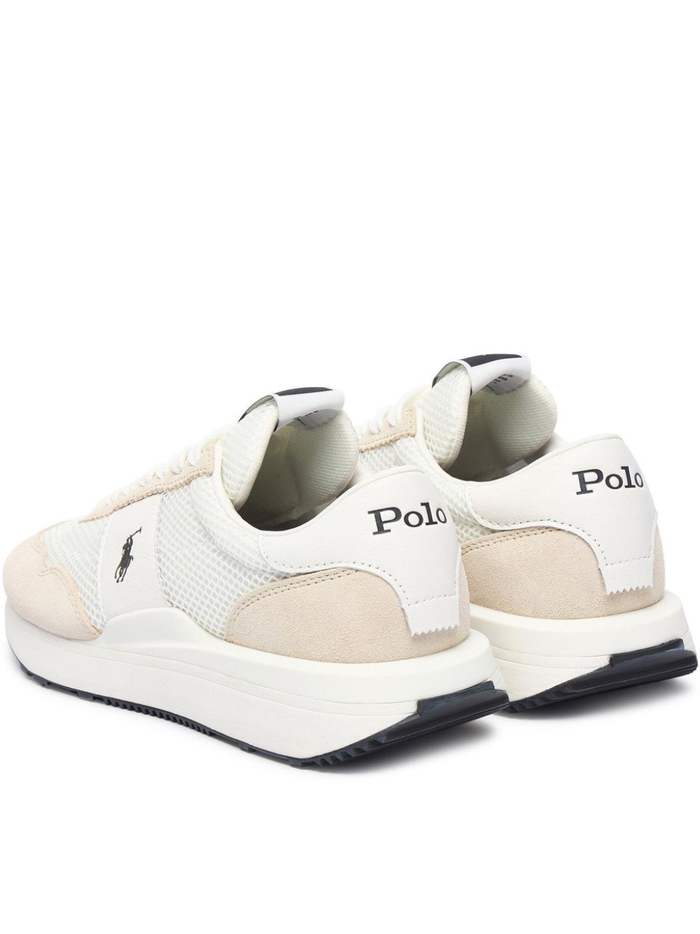 RALPH LAUREN Train 89 Leather-Oxford Sneakers Deckwash White/Cream