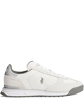 RALPH LAUREN Varick Suede & Oxford Sneakers White/Grey