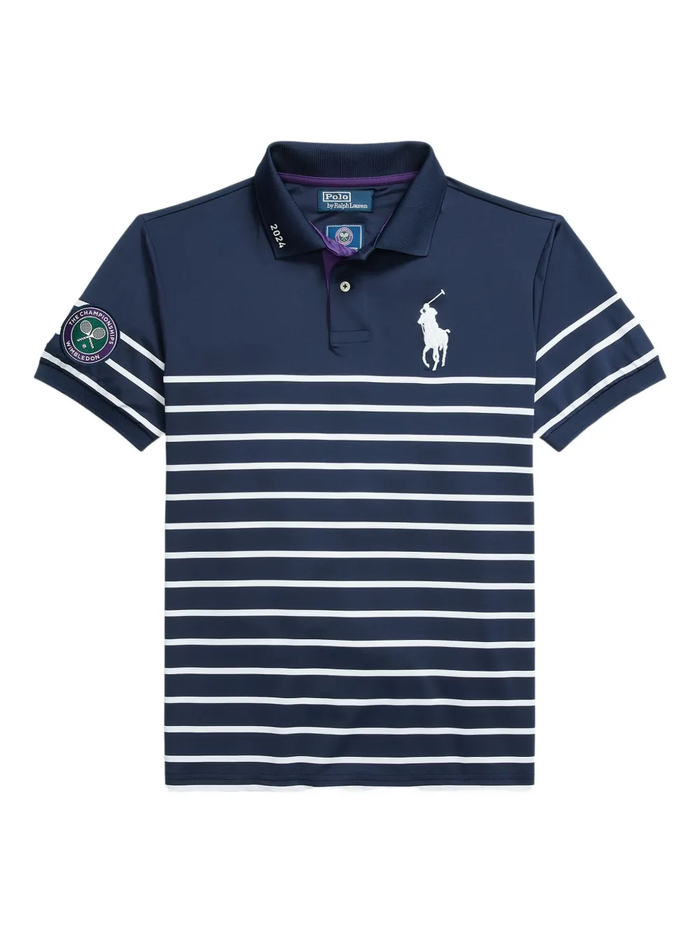 RALPH LAUREN Wimbledon Ballperson Polo Shirt Navy/White