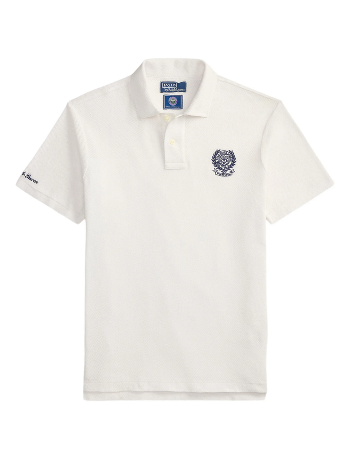 RALPH LAUREN Wimbledon Classic Fit Polo Shirt Deckwash White