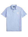 RALPH LAUREN Wimbledon Classic Fit Polo Shirt Office Blue