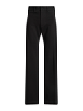 RALPH LAUREN WOMEN Beaton Stretch-Cotton Pants Black