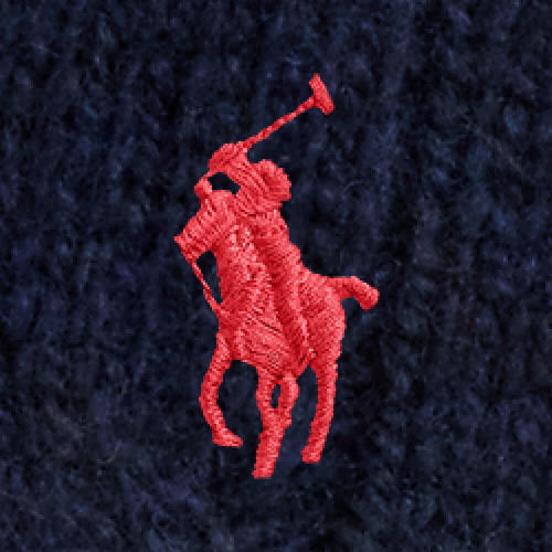RALPH LAUREN WOMEN Cable-Knit Wool-Cashmere Beanie Hunter Navy