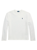 RALPH LAUREN WOMEN Cotton Jersey Long-Sleeve Tee White