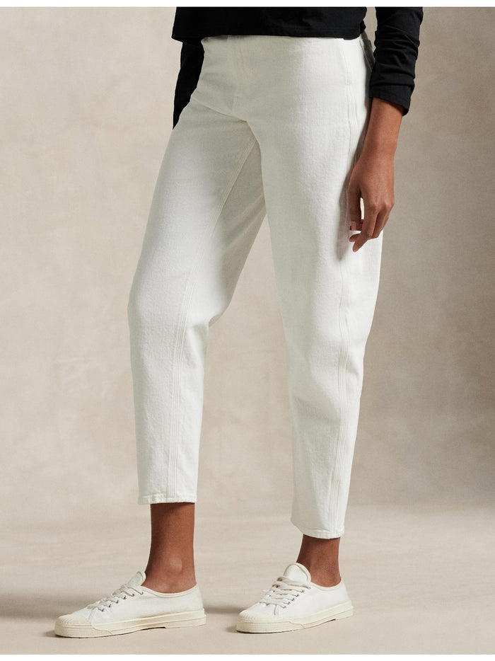 RALPH LAUREN WOMEN Curved Tapered Jeans Crocus Wash
