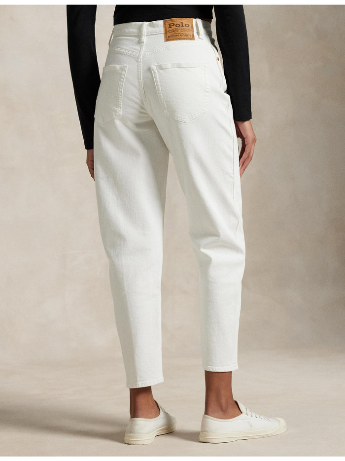 RALPH LAUREN WOMEN Curved Tapered Jeans Crocus Wash