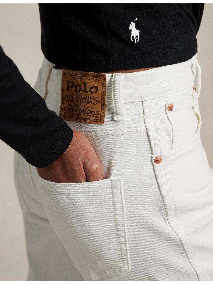 RALPH LAUREN WOMEN Curved Tapered Jeans Crocus Wash