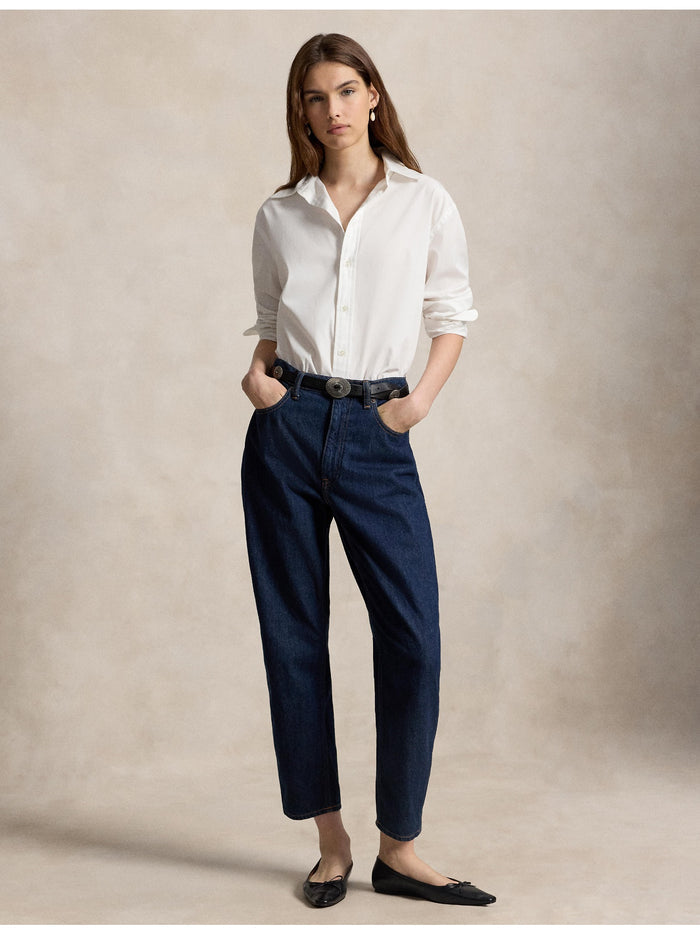 RALPH LAUREN WOMEN Curved Tapered Jeans Sunita Wash