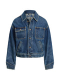 RALPH LAUREN WOMEN Denim Dungaree Jacket Mendez Wash