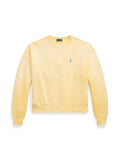 RALPH LAUREN WOMEN Fleece Crewneck Corn Yellow