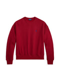 RALPH LAUREN WOMEN Fleece Crewneck Eaton Red