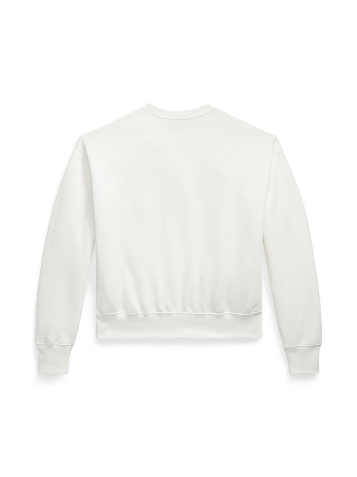 RALPH LAUREN WOMEN Fleece Crewneck White