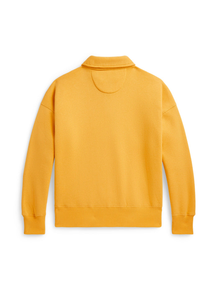 RALPH LAUREN WOMEN Fleece Quarter-Zip Radiant Gold