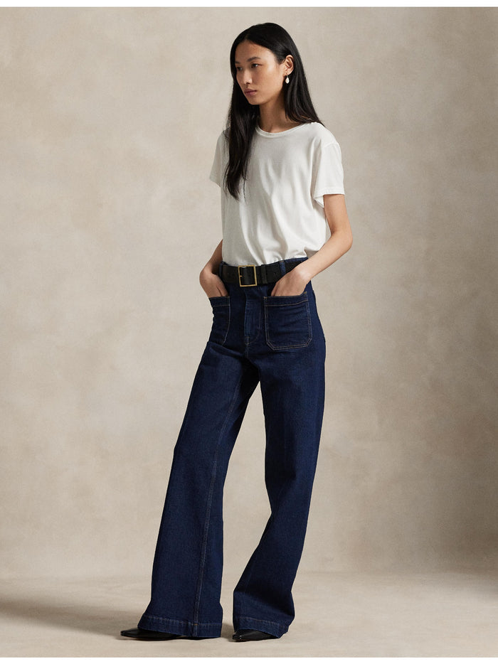 RALPH LAUREN WOMEN High-Rise Boot Jeans Kinsey Wash