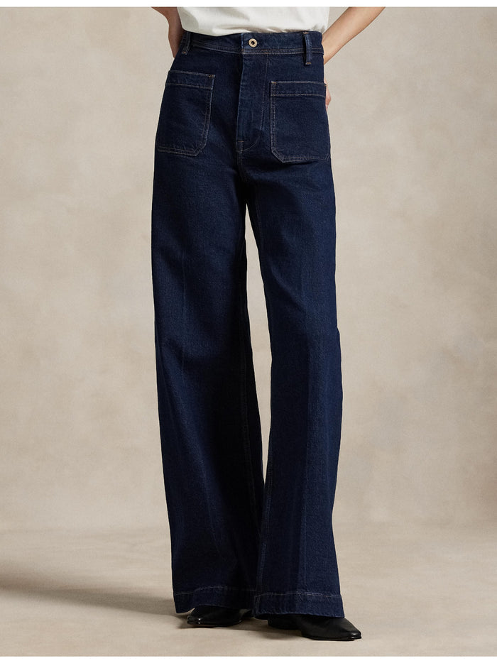 RALPH LAUREN WOMEN High-Rise Boot Jeans Kinsey Wash