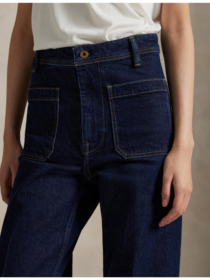 RALPH LAUREN WOMEN High-Rise Boot Jeans Kinsey Wash