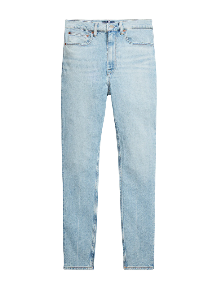 RALPH LAUREN WOMEN High Rise Super-slim Jeans Dulah Wash