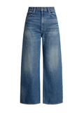 RALPH LAUREN WOMEN High-Rise Wide-leg Crop Jeans Maceen Wash