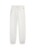 RALPH LAUREN WOMEN Lightweight Fleece Drawstring Sweatpants White