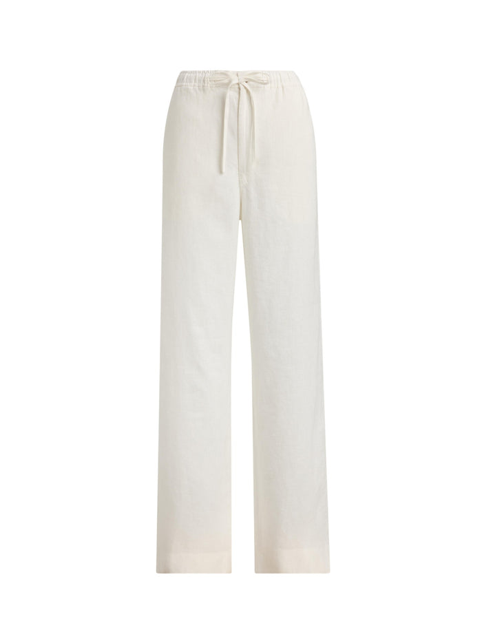 RALPH LAUREN WOMEN Linen Drawstring Pants Nevis