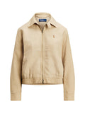 RALPH LAUREN WOMEN Linen Windbreaker Tan