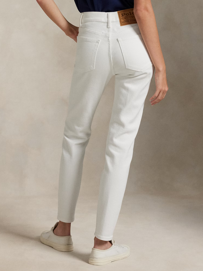 RALPH LAUREN WOMEN Mid-Rise Super-Slim Jeans Amesbury Wash - MAISONDEFASHION.COM