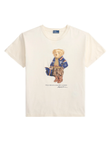 RALPH LAUREN WOMEN Polo Bear Cotton Jersey Tee Warm White