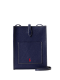 RALPH LAUREN WOMEN Polo Play Leather Pocket Crossbody Ink