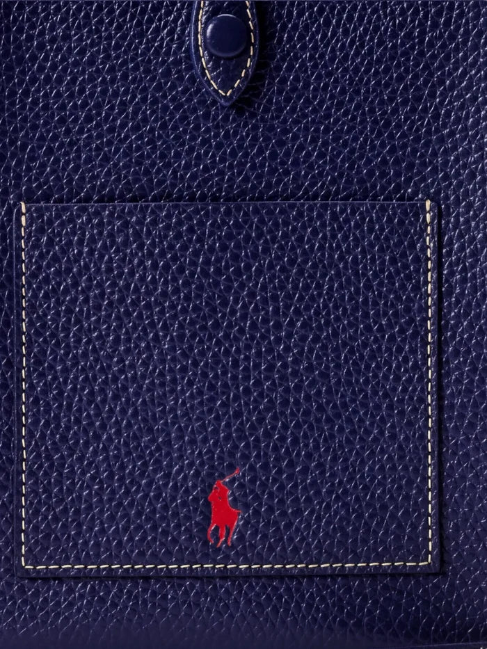 RALPH LAUREN WOMEN Polo Play Leather Pocket Crossbody Ink