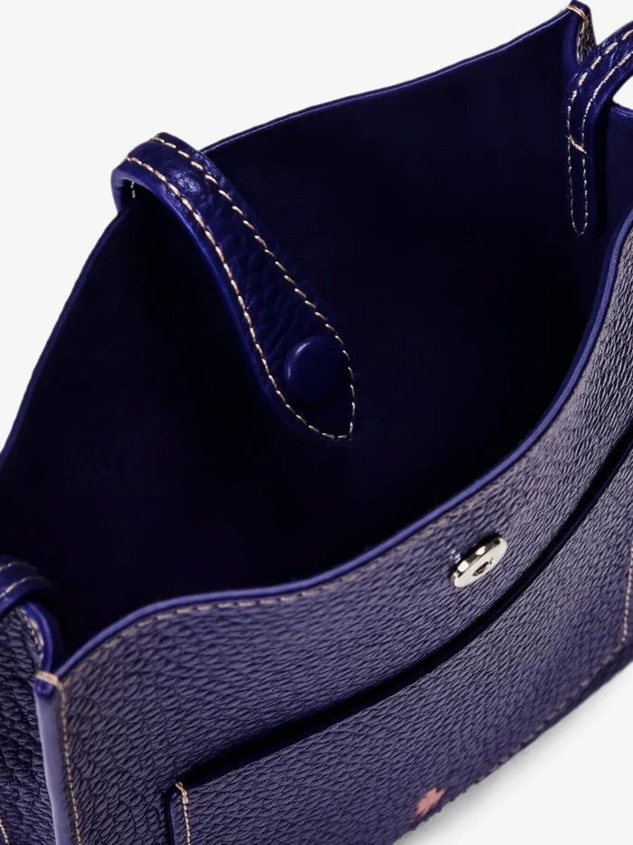 RALPH LAUREN WOMEN Polo Play Leather Pocket Crossbody Ink