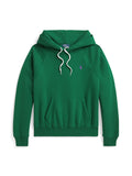RALPH LAUREN WOMEN Shrunken Fit Fleece Hoodie Bush Green