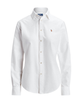 RALPH LAUREN WOMEN Slim Fit Oxford Shirt White - MAISONDEFASHION.COM