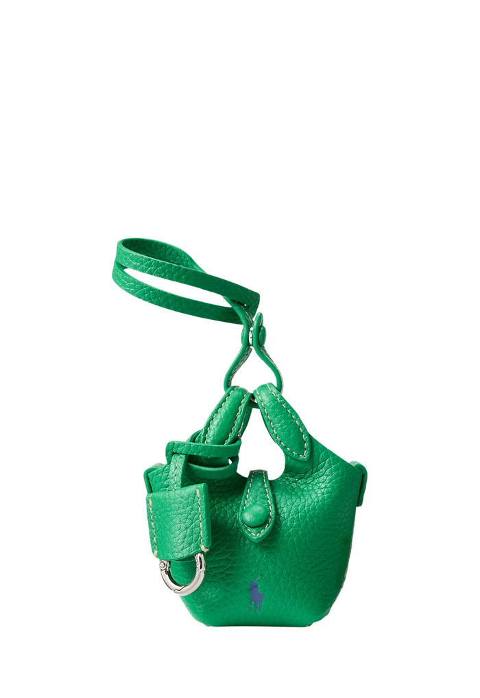 RALPH LAUREN WOMENS Leather Polo Play Bag Charm Parrot - MAISONDEFASHION.COM
