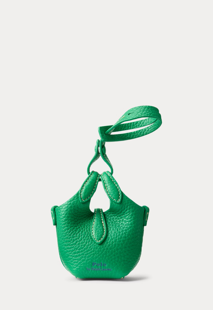 RALPH LAUREN WOMENS Leather Polo Play Bag Charm Parrot - MAISONDEFASHION.COM