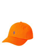 RALPH LAUREN WOMENS The Iconic Cotton Chino Ball Cap Sailing Orange - MAISONDEFASHION.COM