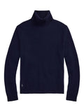 RALPH LAUREN Wool-Cotton Roll Neck Jumper Hunter Navy - MAISONDEFASHION.COM