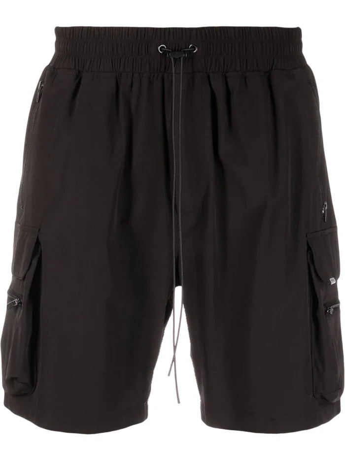 REPRESENT 247 Shorts Black - MAISONDEFASHION.COM