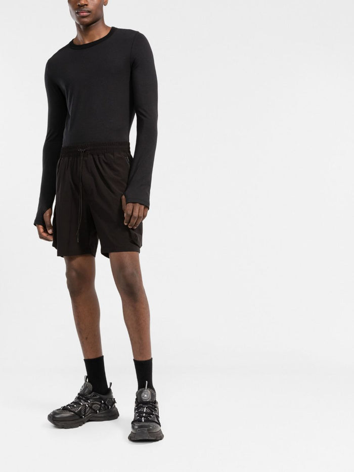 REPRESENT 247 Shorts Black - MAISONDEFASHION.COM
