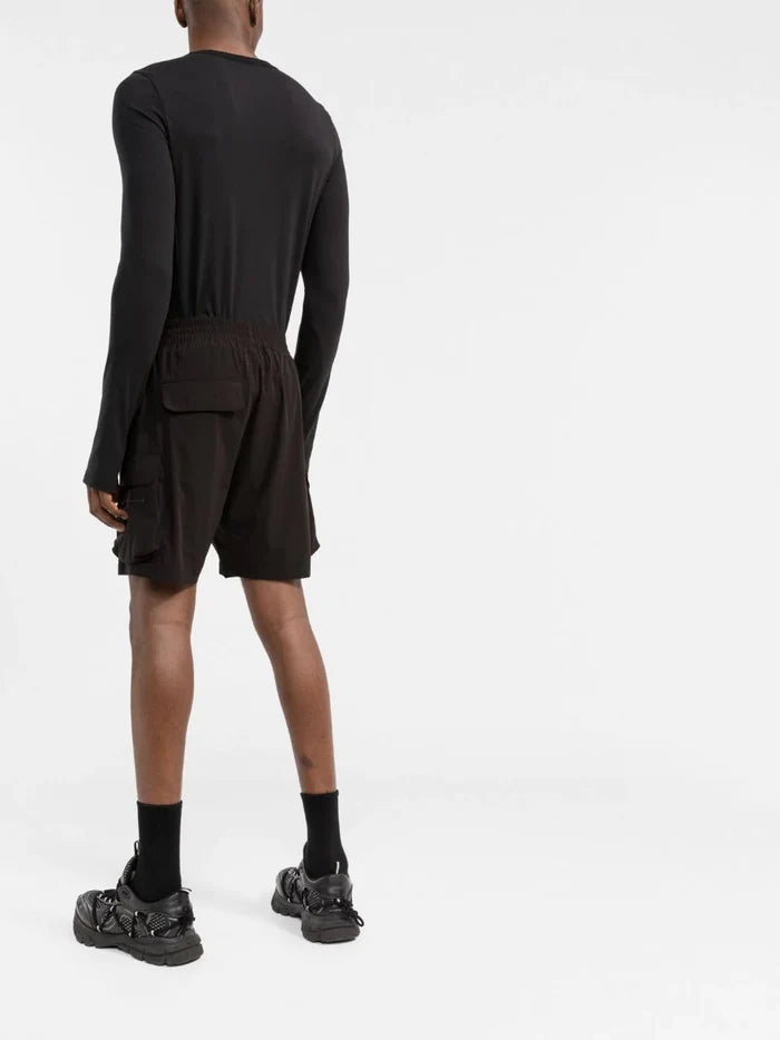 REPRESENT 247 Shorts Black - MAISONDEFASHION.COM