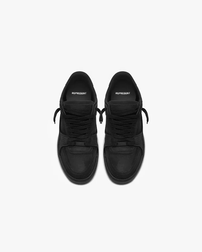 REPRESENT Apex Sneakers Triple Black - MAISONDEFASHION.COM