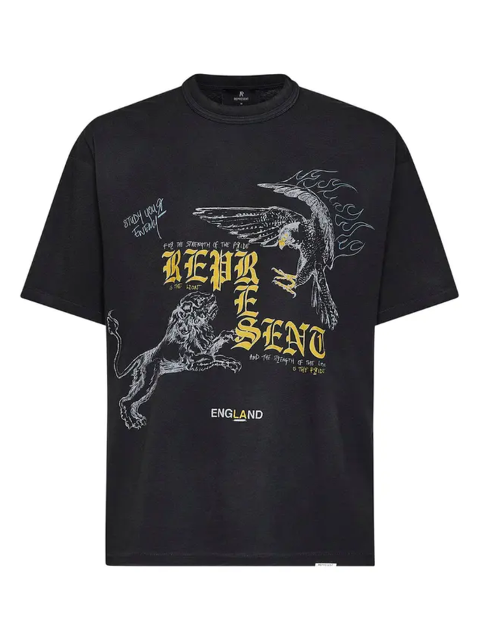 REPRESENT Enemy T-Shirt Washed Black